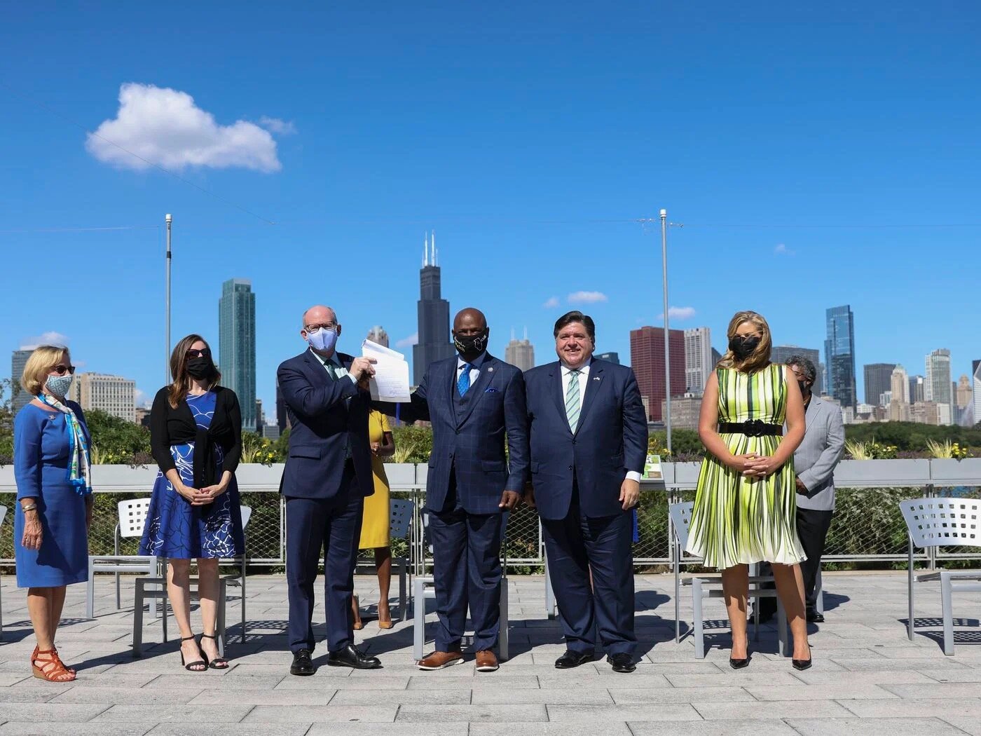 ‘There is no time to lose,’ Pritzker says as he signs energy legislation lawmakers say ‘gives our state a very clear future’
