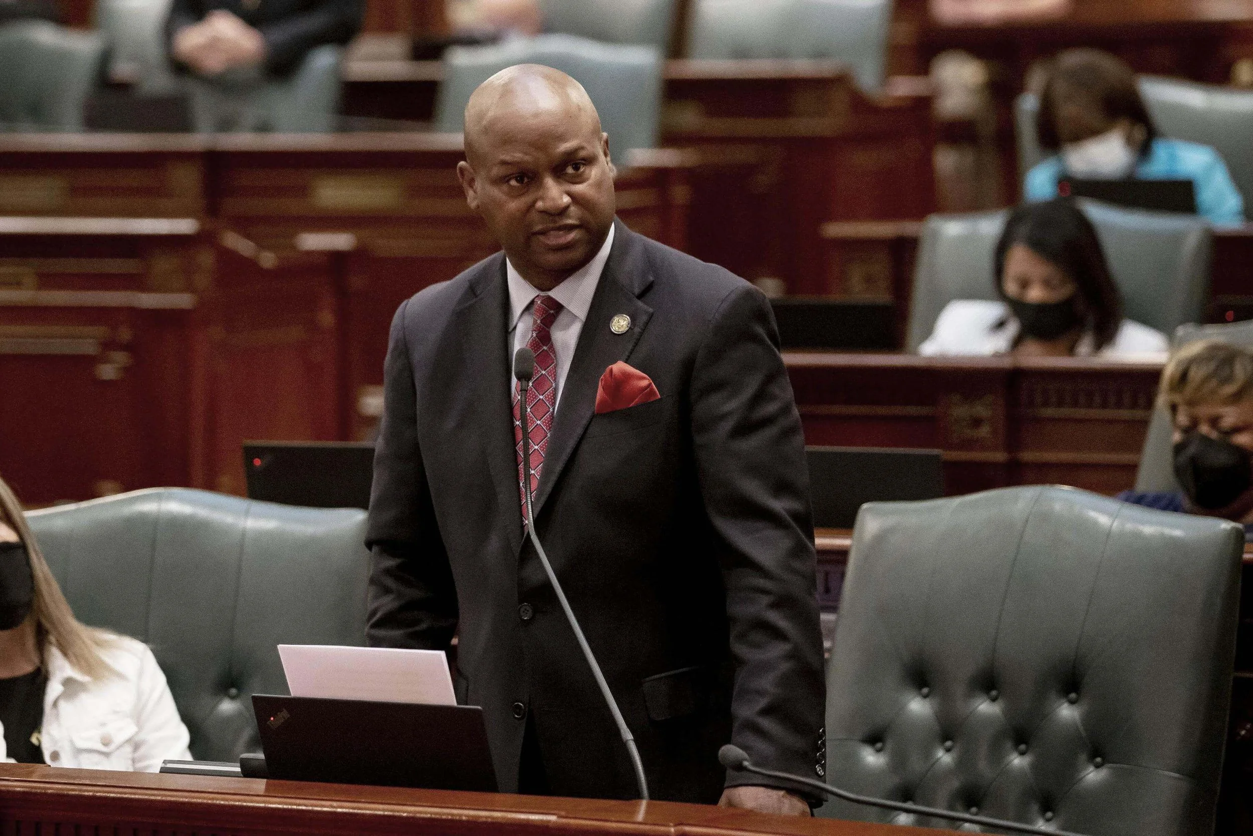 Legislature's swearing in heavy on symbolism, selflessness