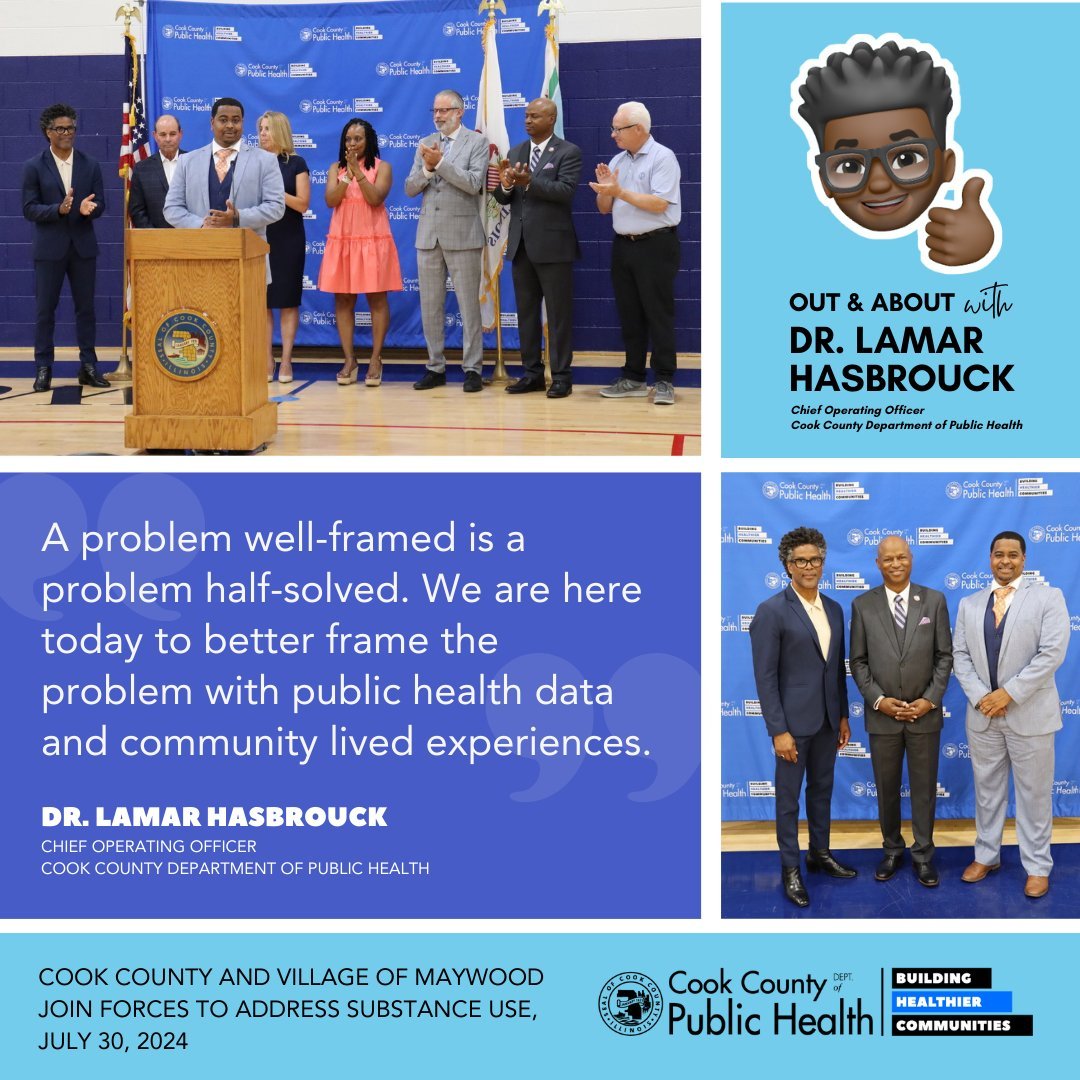 Cook County and Village of Maywood Join Forces to Address Substance Use