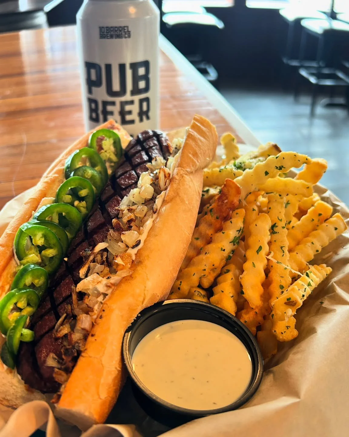 DEALS!

Our Seattle Dog and Garlic fries with a Pub Beer are $10 during Mariners Games!

Stop in!!

#baseball #eatlocal #spokaneeats #tavern #bar #food