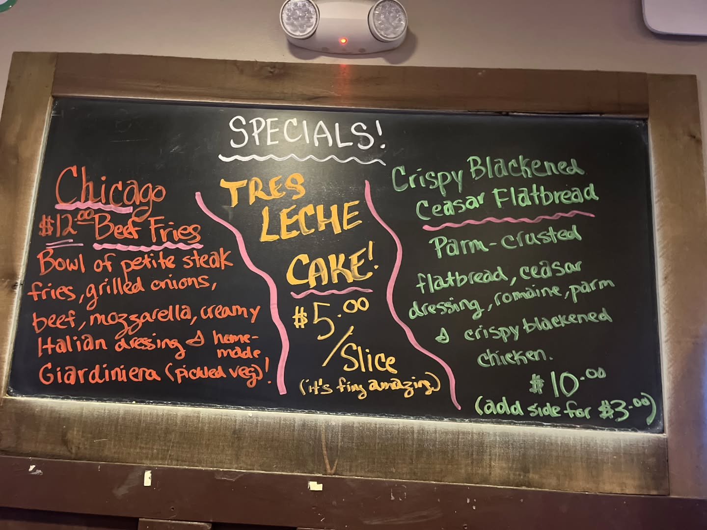 NEW SPECIALS ARE UP!

Come try our delicious new specials here while supplies last!

See you at The TAV!