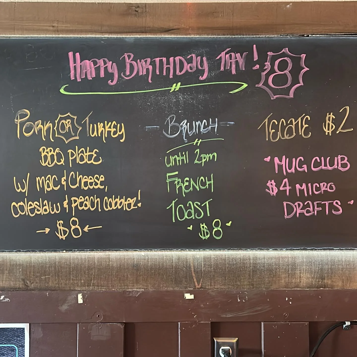 💖 The Tav is 8 todayyyyy! 💖 Come on down &amp; celebrate with us! Thank you all for being part of this adventure!