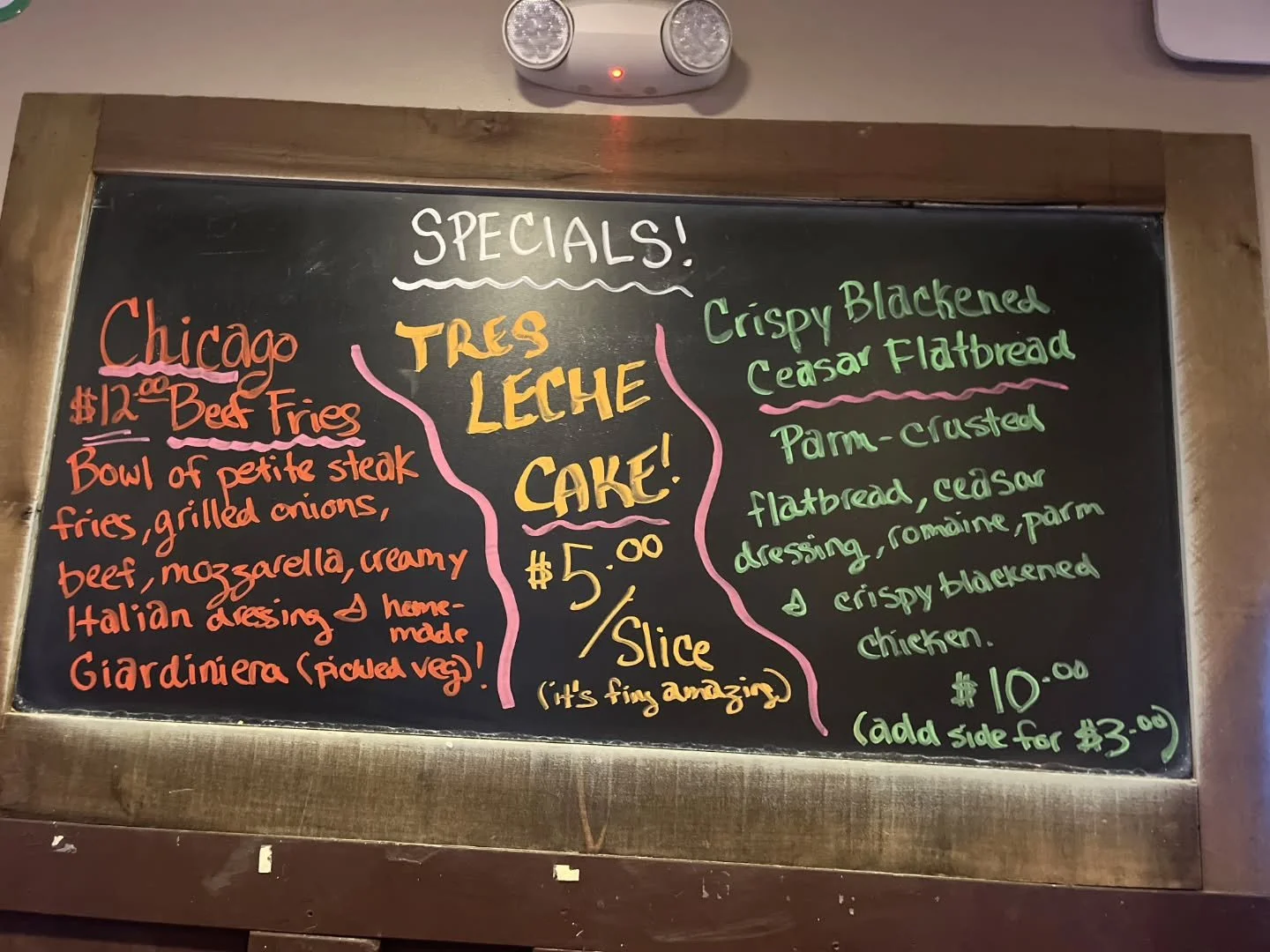 NEW SPECIALS ARE UP!

Come try our delicious new specials here while supplies last!

See you at The TAV!