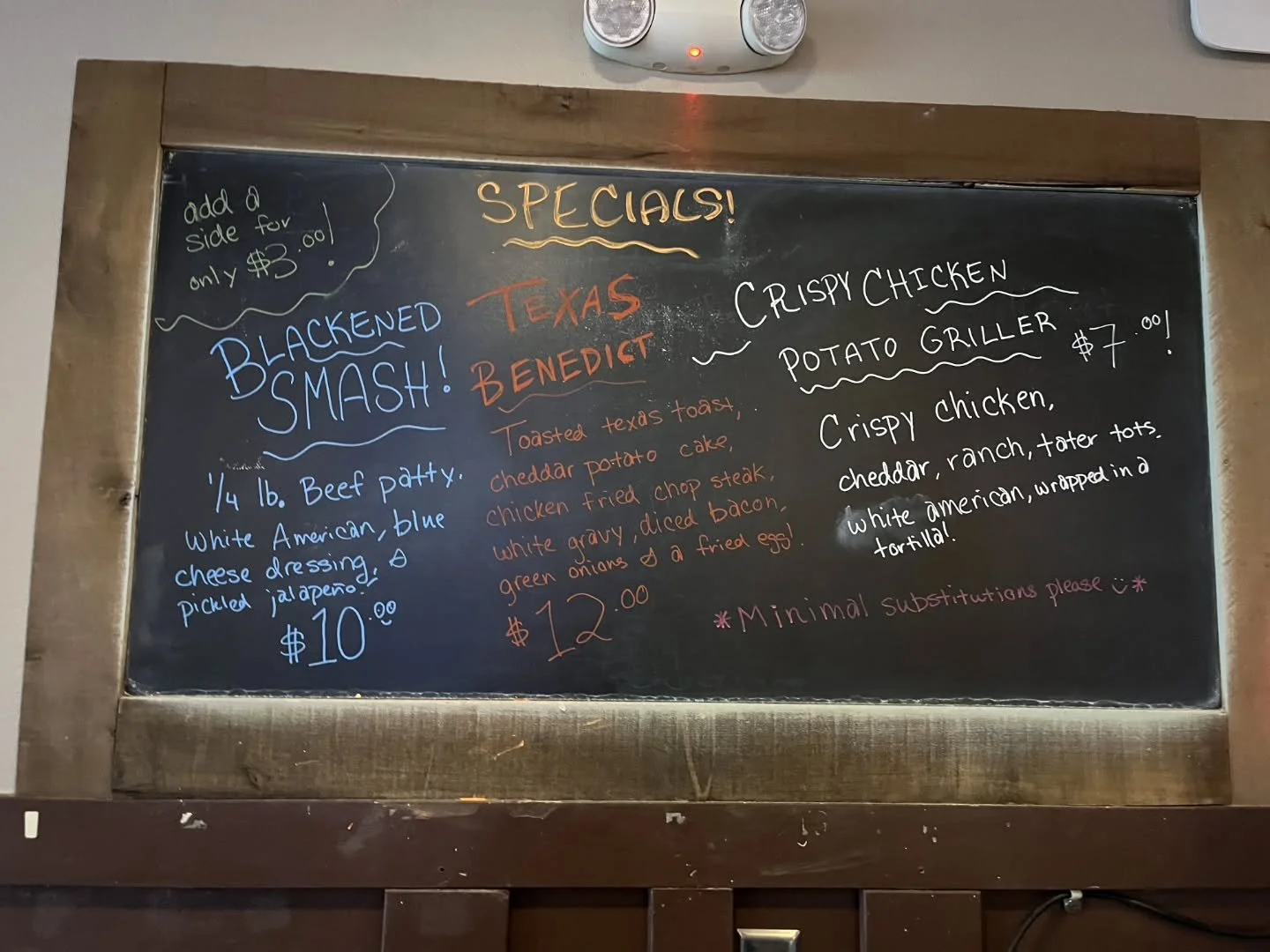 NEW SPECIALS UP!

We'll see YOU,
at The TAV!