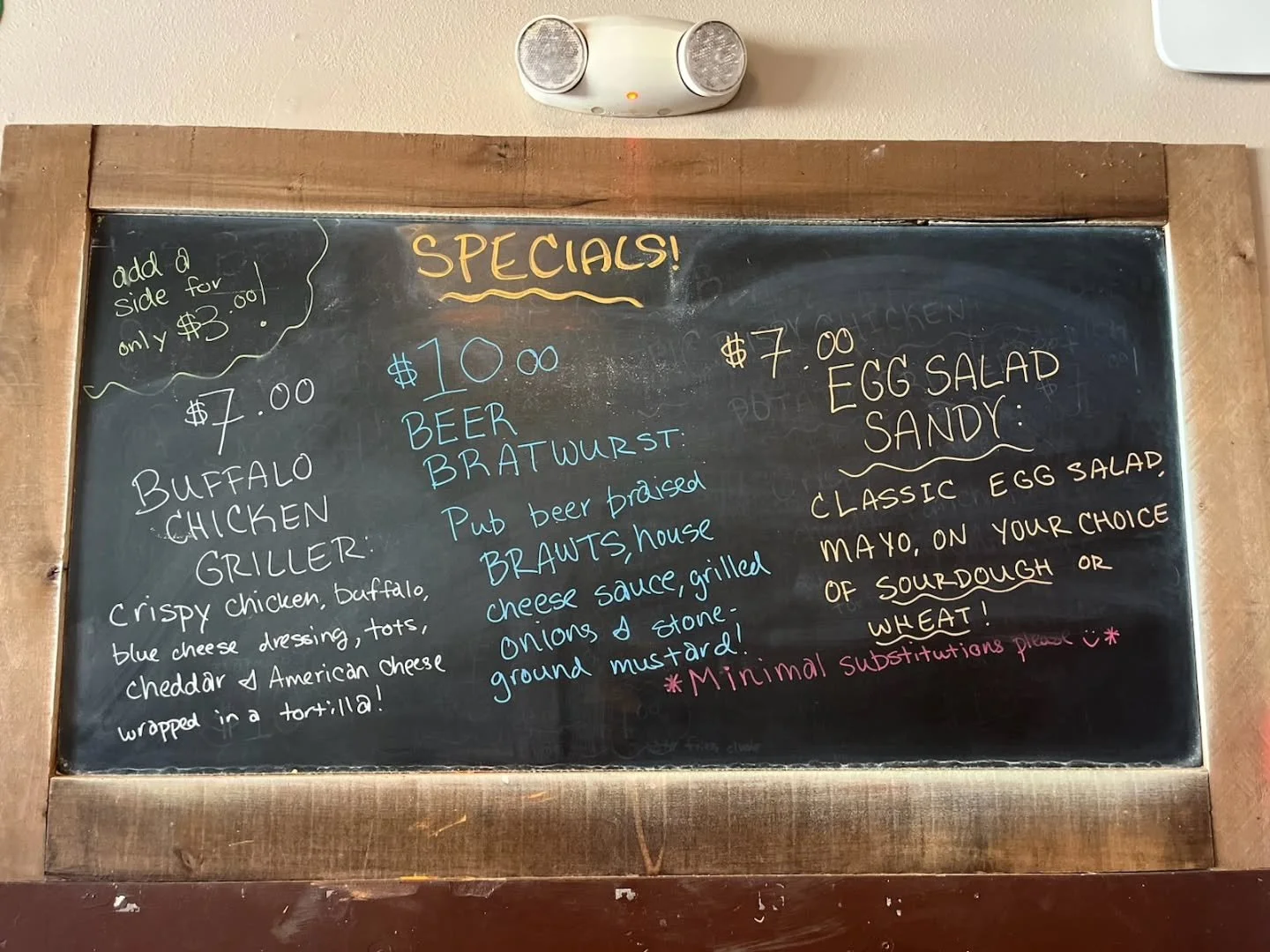 NEW SPECIALS UP!

The grillers are definitely a hit!

Come see us!

We'll see YOU,
at The TAV!