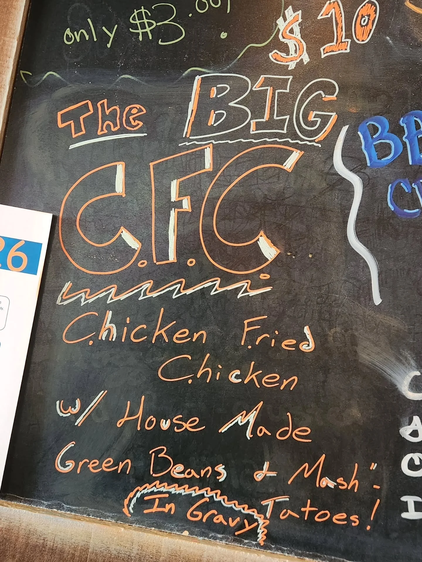 CHEAP EATS!

Sunday Nights!

Our cook has drummed up some good ol' fashioned comfort food for y'all! 

Stop in for a bite!