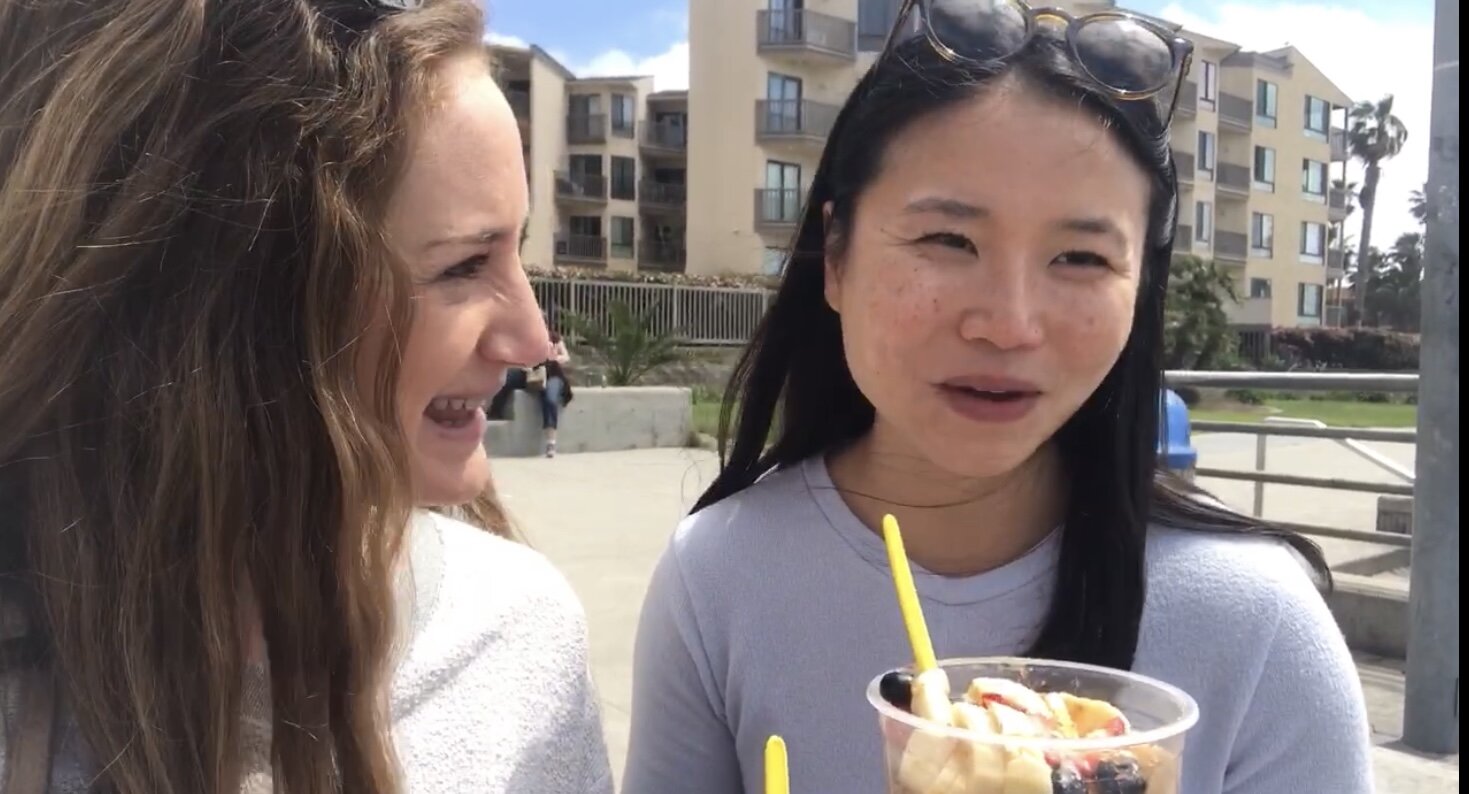 Michelle Wax chats with Athena Li-Cave in San Diego, CA