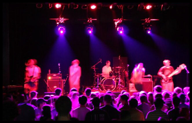 Hazy live shot from the CD Release show in Baton Rouge at The Varsity Theatre