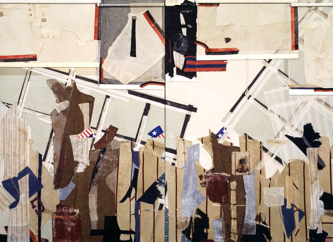 #46, J.J. Sweeney Considered 2 panels each 72 h x 48 inches, 1998