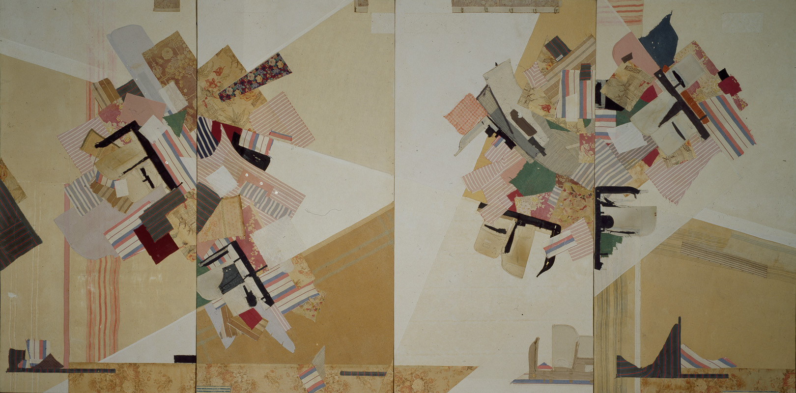 #30, Double Diptych 4 panels each 96 h x 48 inches, 1993