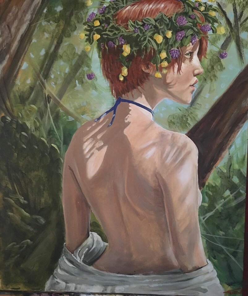 Lady in the Forest