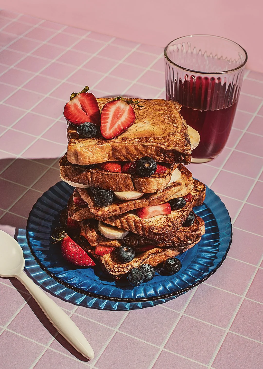 French toasts pink