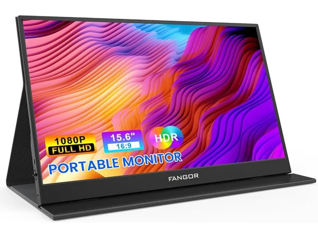 FANGOR 15.6'' 1080p 60Hz USB-C Portable Monitor