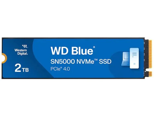 WD Blue SN5000 Gen4 NVMe M.2 SSD - 2TB