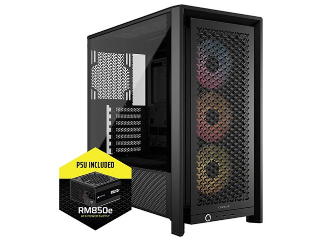Corsair Frame 4000D ATX Mid-Tower + Corsair RM850e PSU Combo