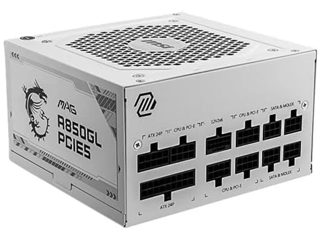 MSI MAG A850 GL 850W 80+ Gold Fully-Modular Power Supply