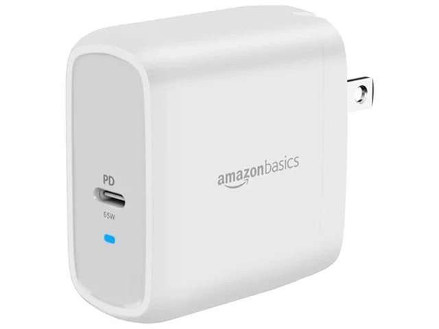 Amazon Basics 65W One-Port USB-C Charger