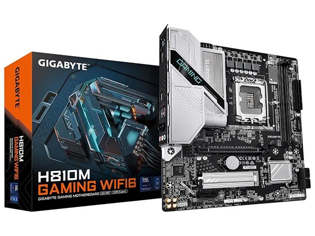 Gigabyte H810M Gaming Wifi6 LGA 1851 Micro-ATX Motherboard 