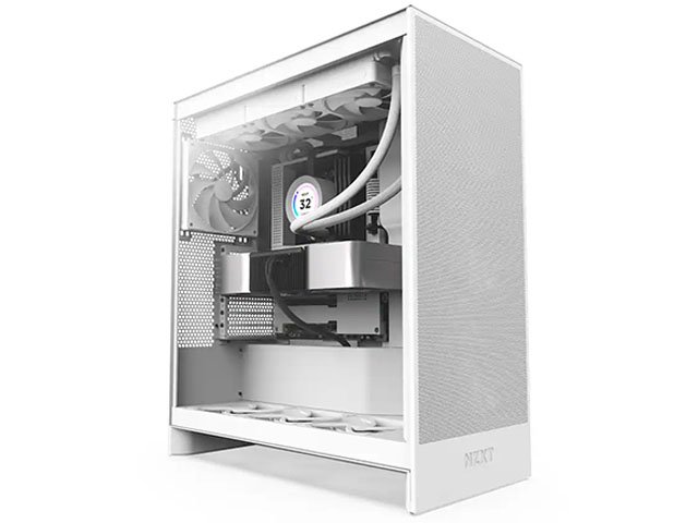 NZXT H7 Flow Mid-Tower ATX Case - White