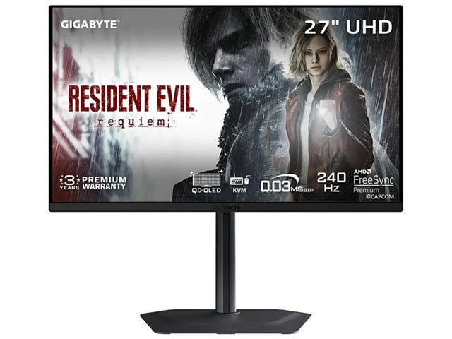 GIGABYTE MO27U2 27" 4K 240Hz OLED Gaming Monitor
