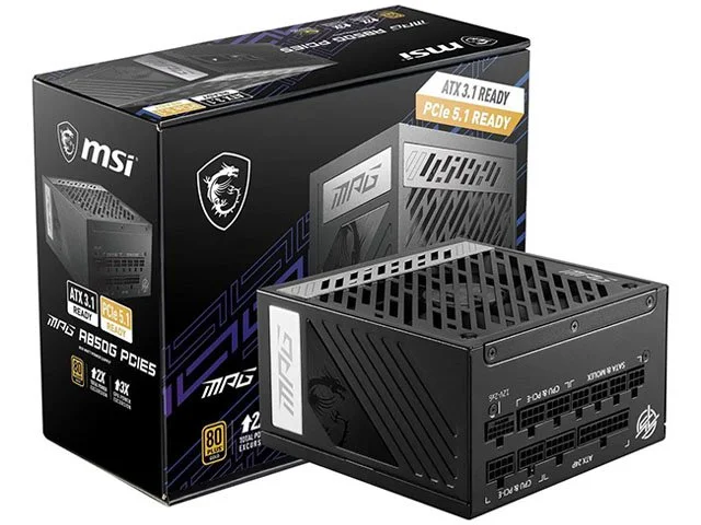 MSI MPG A850G 850W 80+ Gold Fully Modular Power Supply