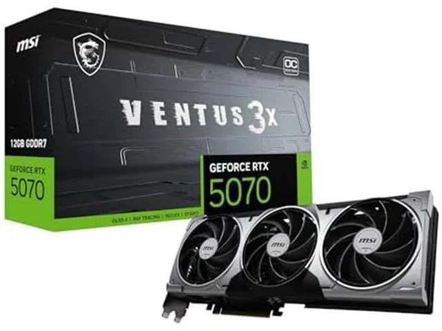 MSI GeForce RTX 5070 12G Ventus 3X OC Graphics Card