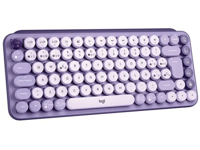 Logitech POP Keys Wireless Mechanical Keyboard - Spanish Layout