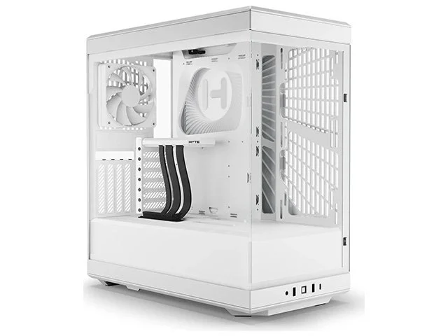 HYTE Y40 ATX Mid-Tower Case - Snow White