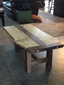 Gary R Live Edge Coffee Table