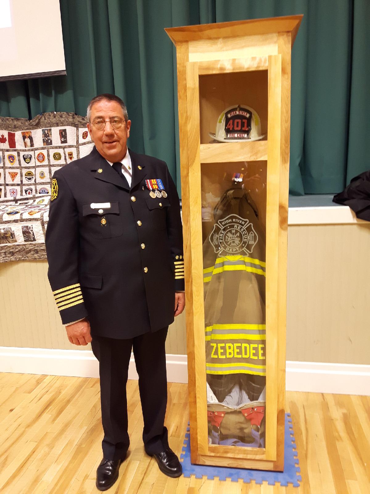 Bunker Gear Display Case
