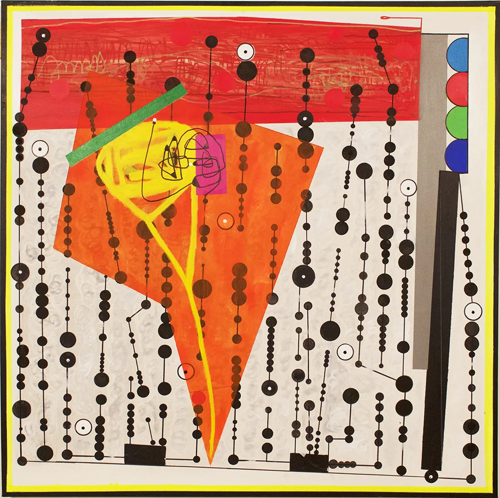 2017 "LAS VEGAS MASSACRE" 48x48" Acrylic on canvas