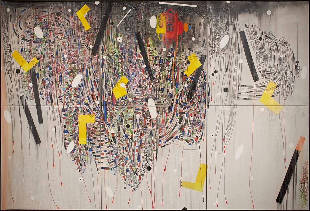 2016 "OBLITERATION" 96x144" Acrylic on canvas