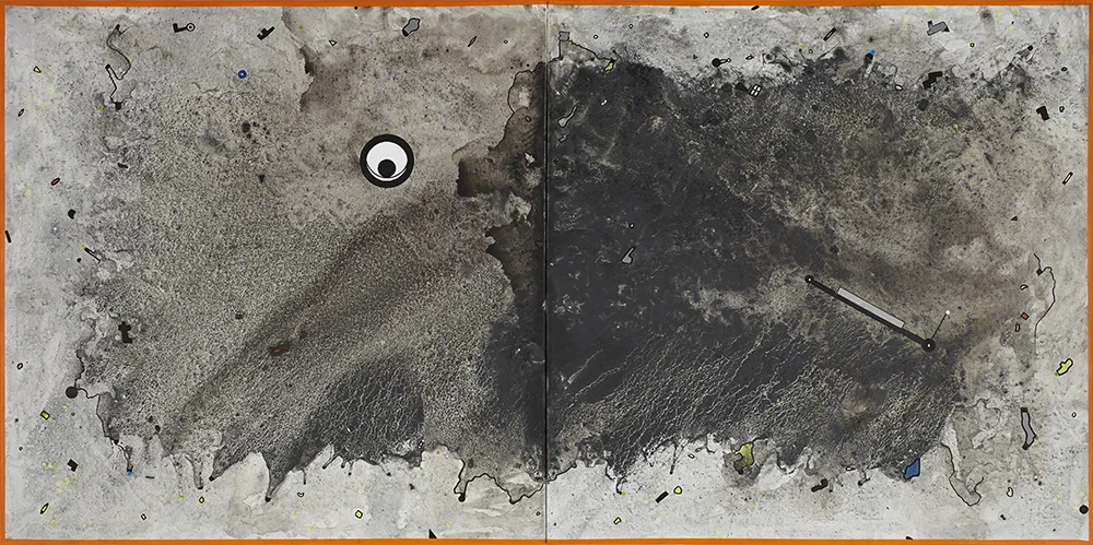 2014 "THE EYE" 48x96" Acrylic on canvas