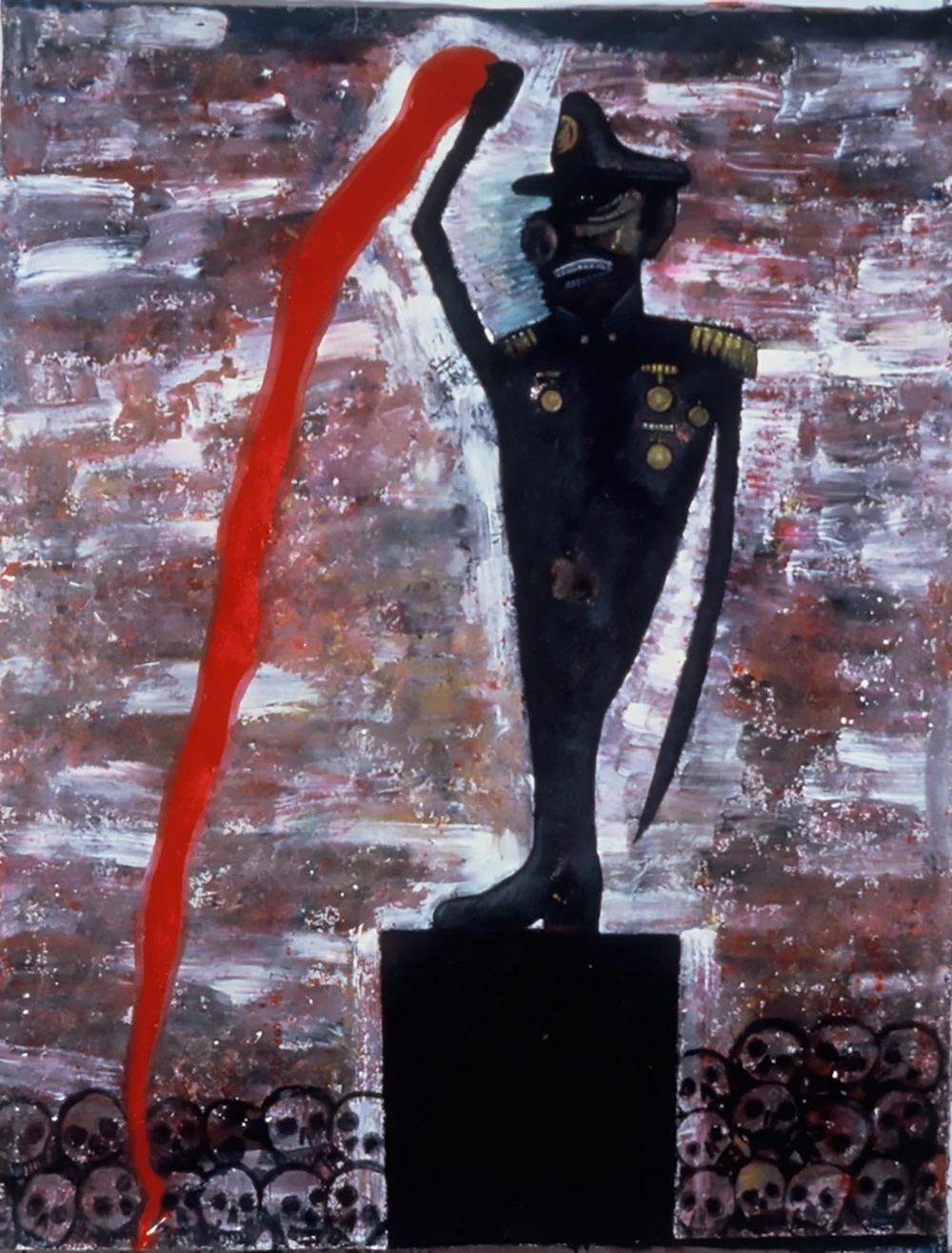 1986 “THE DICTATOR” 108 x 84” acrylic on canvas