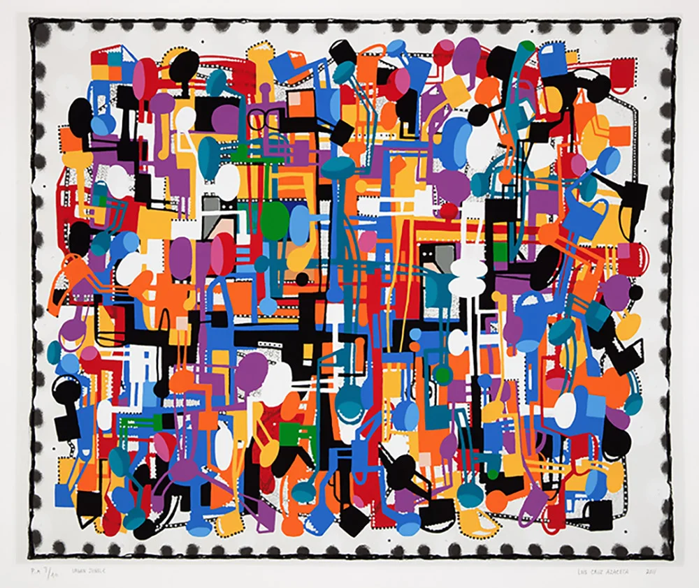2011 “URBAN JUNGLE” 35 x 40.5” silkscreen
