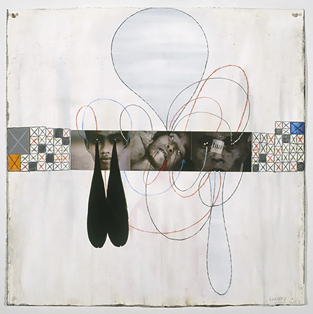 2003 “CAMBODIA 1” 29.5 x 29.5” mixed media/paper