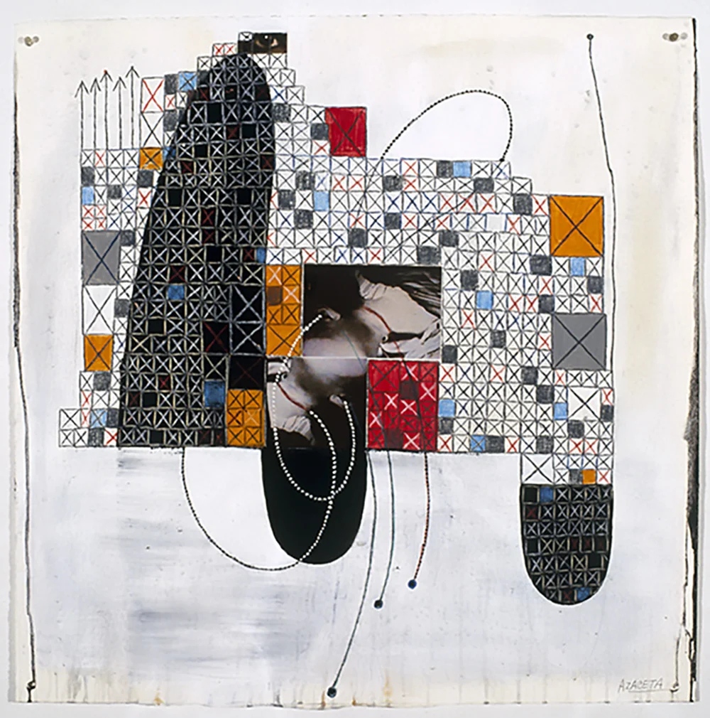 2003 “CAMBODIA 3” 29.5 x 29.5” mixed media /paper