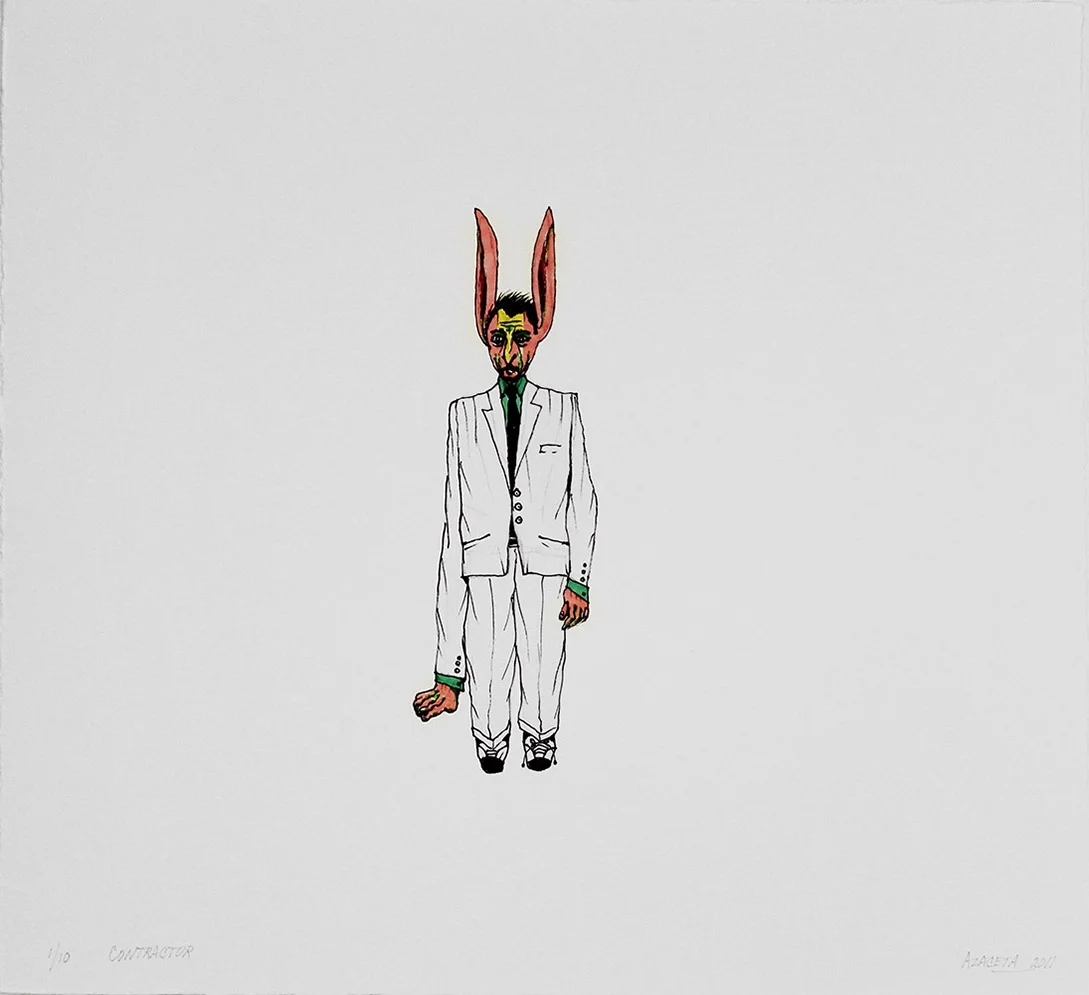 "CONTRACTOR" 20x20 " Digital Print