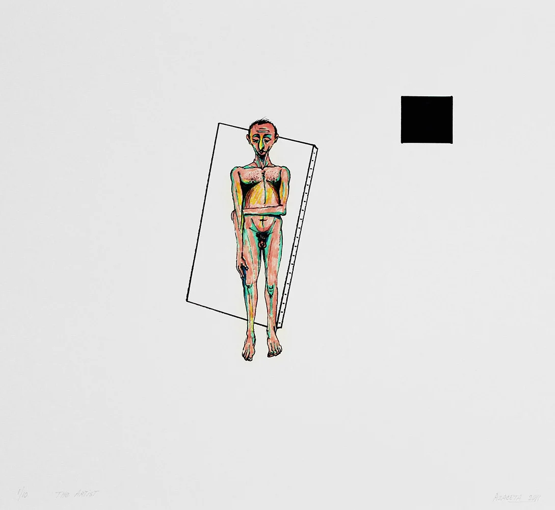 2011 "THE ARTIST" 20x20 " Digital Print, edition of 10