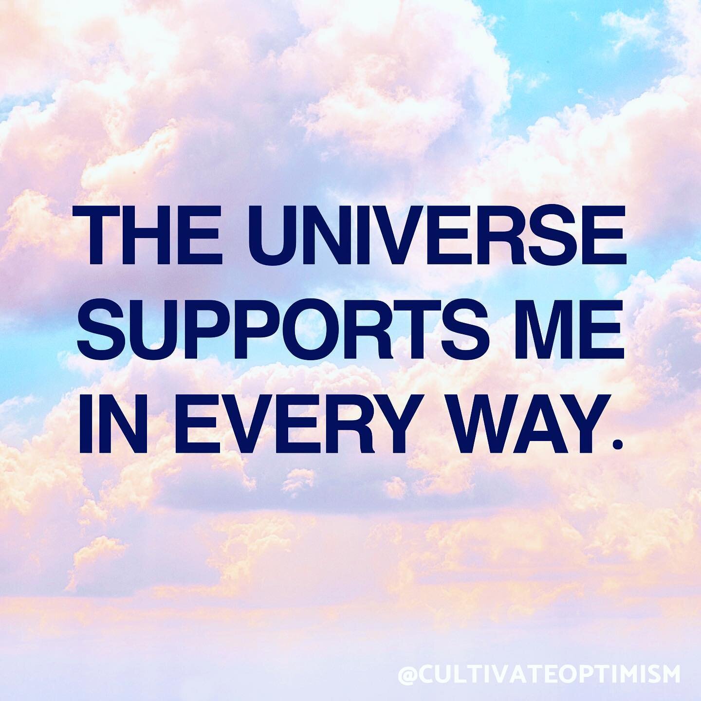 💫The Universe supports me in every way!💫 

Reminder! You are just a choice&hellip; a remembering away from knowing that you are absolutely and completely loved and supported in every moment! Everything is working for you and rigged in your favor! L