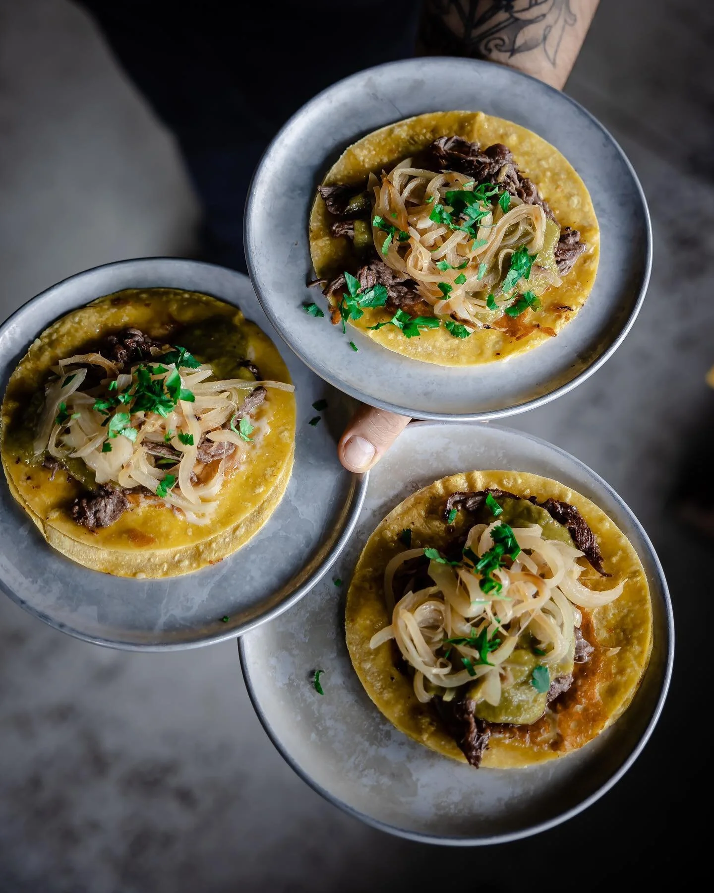 #sundaymood☀️ 
Tacos de Carne Asada = Heaven on Earth.
📍Available in all locations.
.
.
.
.
.
.
.
#tacosandmargaritas #victoriabc #vancouverisland
#carneasada #tacosdeasada #cambievillage
#broadwaycityhall #lataqueriayvr #vancouver #vancity #yvr #cn