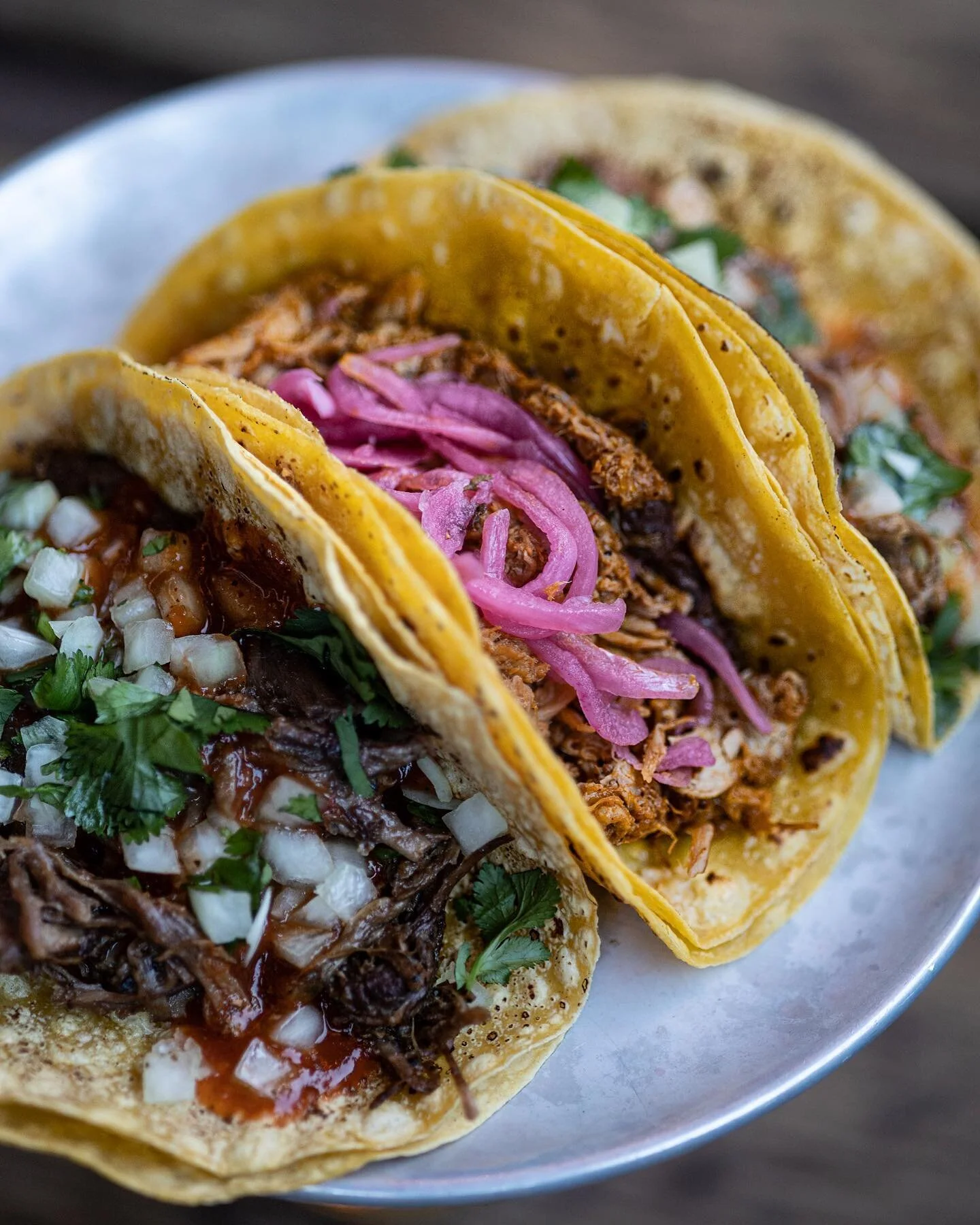Triple happiness.
See you here in this beautiful day! 
.
.
.
.
.
.
.
#tacosandmargaritas #victoriabc #vancouverisland
#cambievillage #broadwaycityhall #lataqueriayvr #vancouver #vancity #yvr #cntravelereats #morningslikethese #thekitchn #foodgawker #