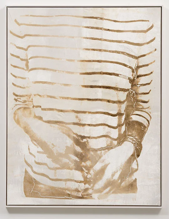 Burnout RT01E 2013 silk velvet with acid treatment 54 ¼ x 42 ½ inches