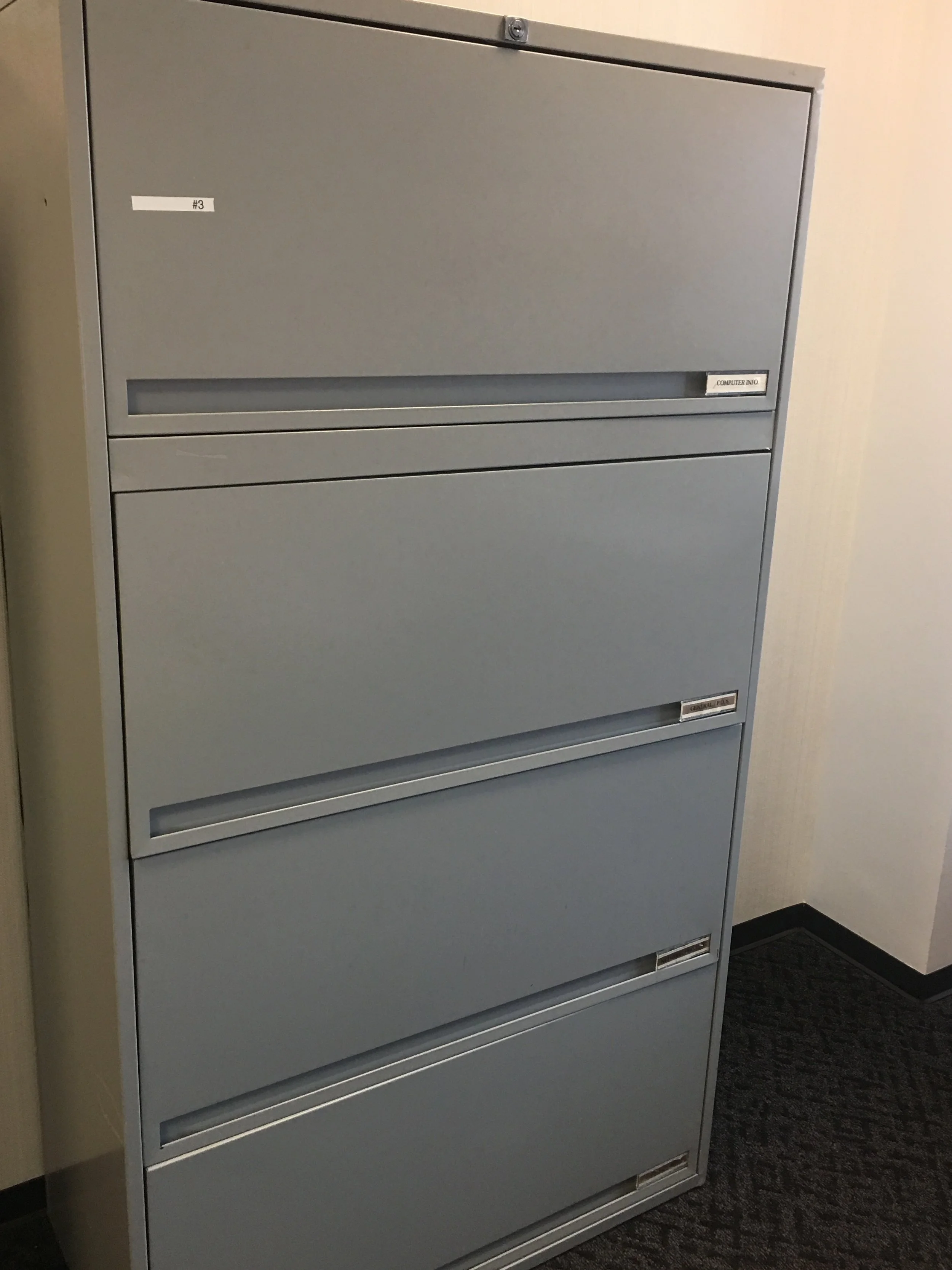 File cabinets full of sh!t...