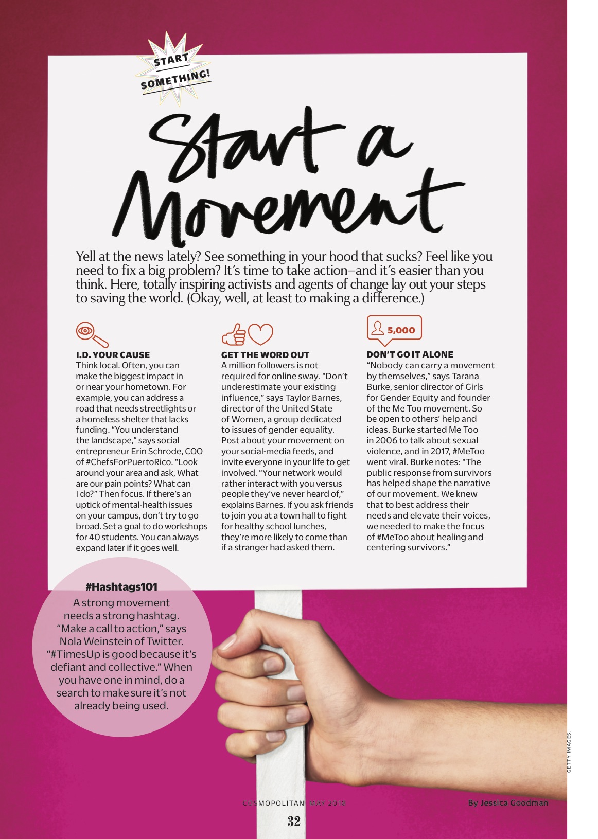 Cosmopolitan: Start a Movement