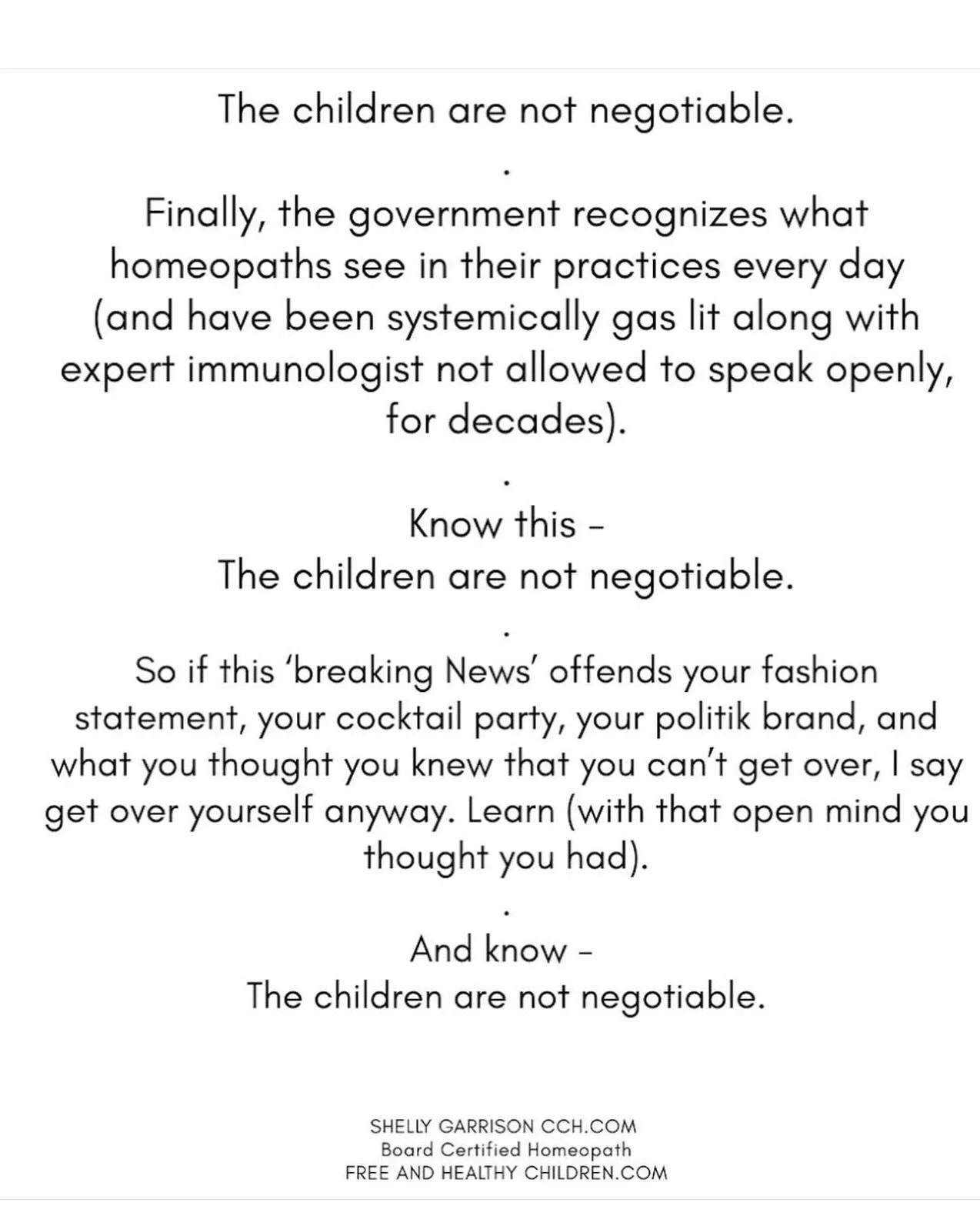 #thechildrenoftheworld 
#thechildren 
#children 
#protect 
#immunesystem 
#innate 
#intrinsic 
#iatrogenicinjury 
#complexdisease 
#autism 
#tylenol 
#fever 
#suppression 
#gaslit