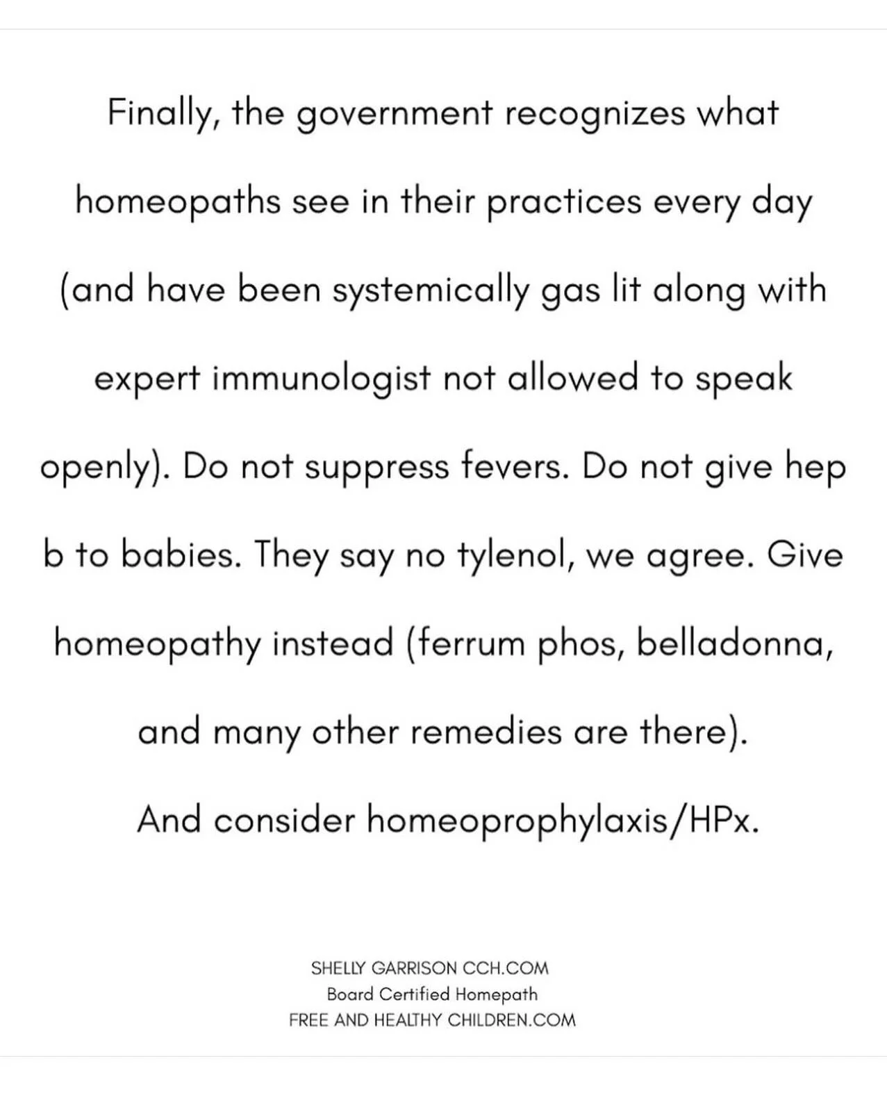 Give homeopathy instead.

 .

And consider Homeoprophylaxis/HPx.

.

Homeopathy and Homeoprophylaxis/HPx stimulates the immune system to have a proper disease response thereby creating a more robust immune system while avoiding the iatrogenic complic
