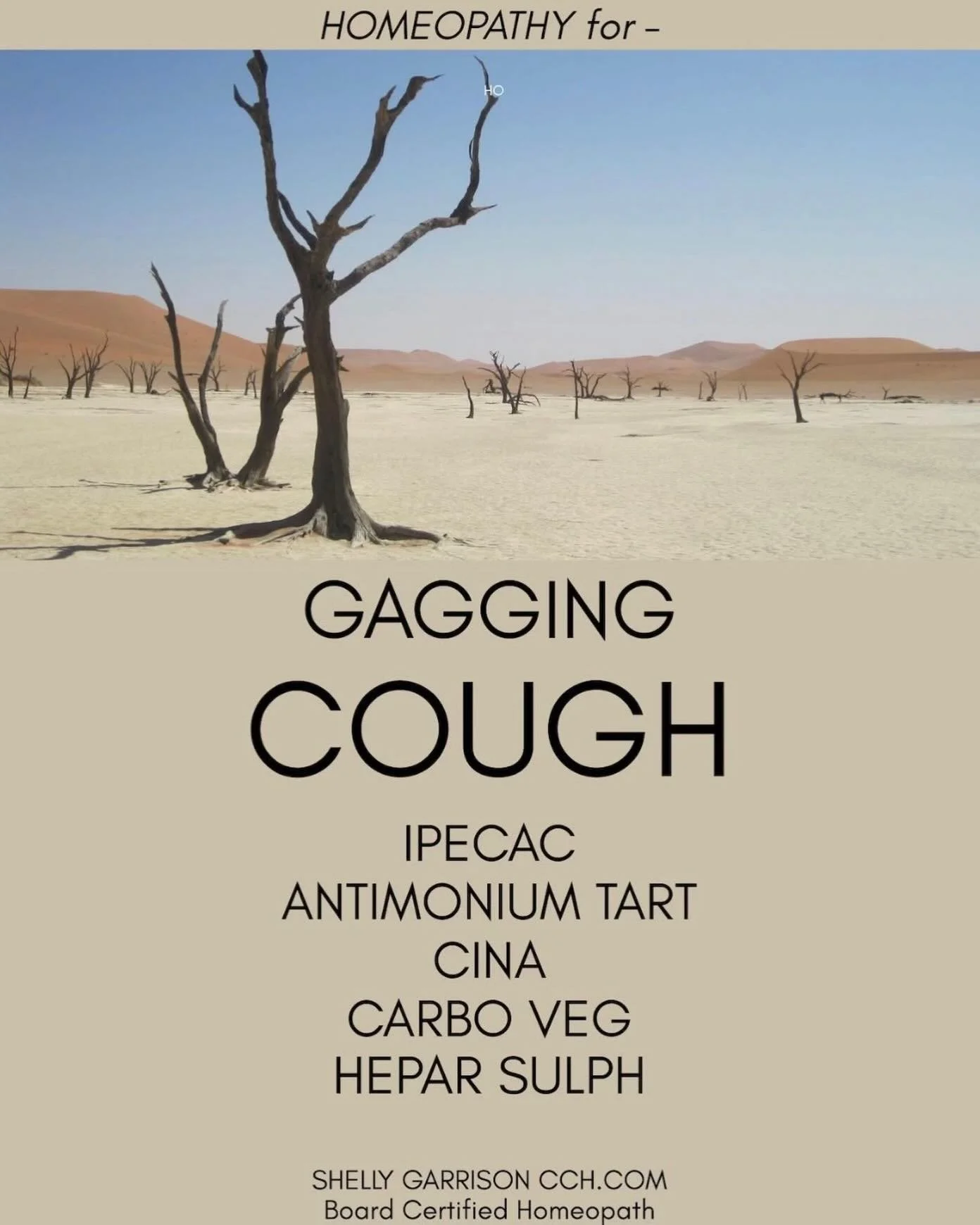 I've noticed a GAGGING choking catch-in-the-throat cough with many of this season's flu cases.

.

It's the season of the COUGH. 

.

Acute self-limiting coughs associated with colds, fevers, and seasonal influenzas.

.

Finding the correct homeopath