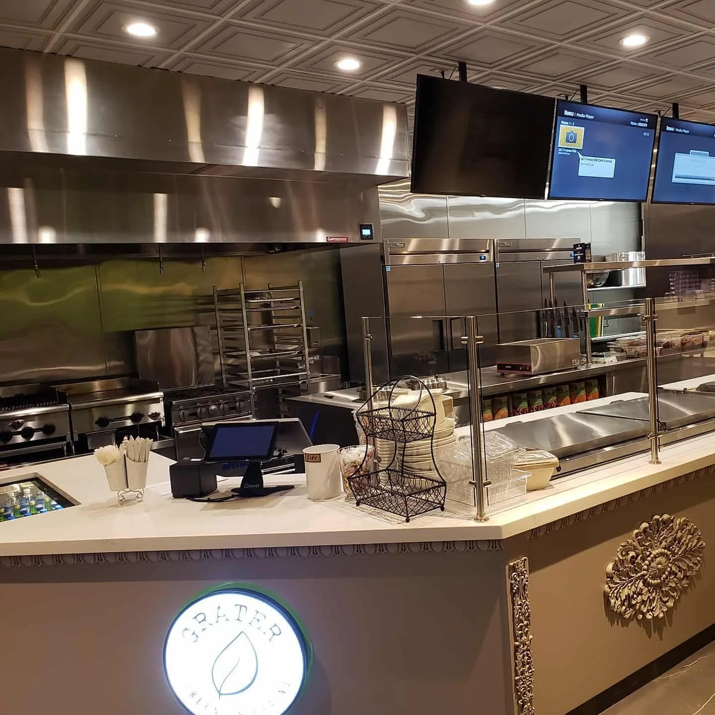 What a fun project to work on with the San Deigo Pratt Construction Team.
#anotherrestaurant #anotherday #design #healthy #2020 #salads #grains and #goodness #gratergreens #restrauntsrestored #branding #newconcepts