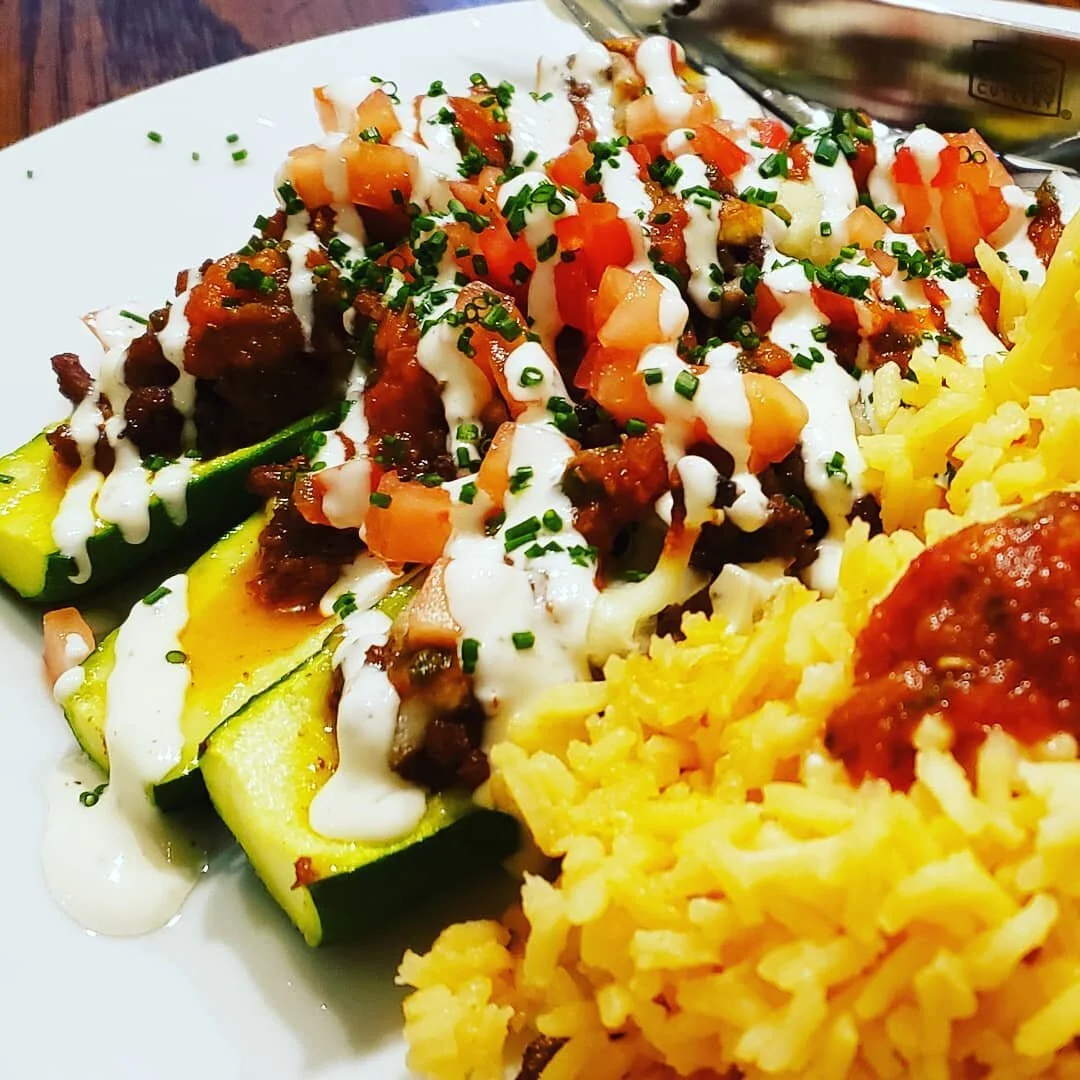 Stuff Zucchini for the win! 
#healthyandbold